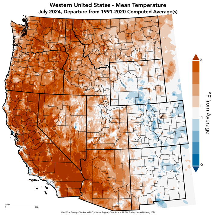 percent of normal precip