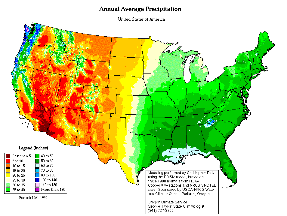 WRCC Precipitation Maps